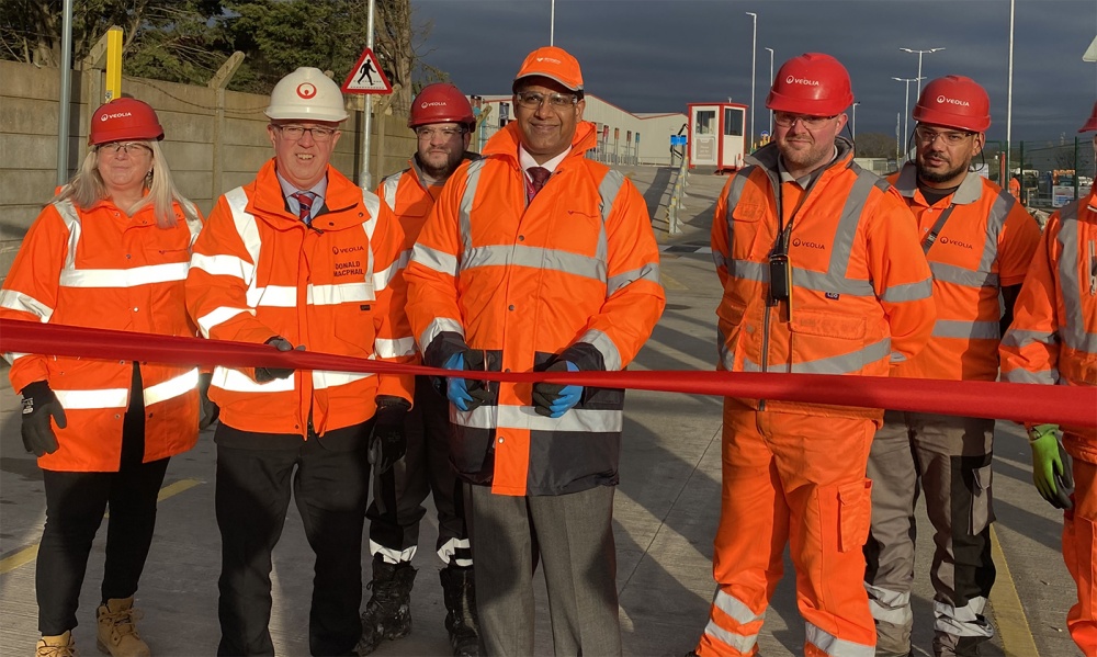 Perry Barr Household Recycling Centre is reopened by Cllr Majid Mahmood and the team from Veolia and the city council