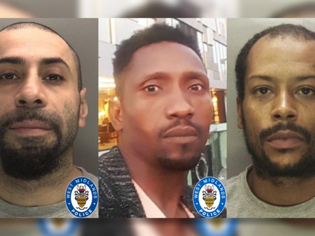 Hardi Hamad (left) and Dale Berry-Parkes (right) were convicted of beating to death Ali Salih Abdalaah (centre) in Ladywood