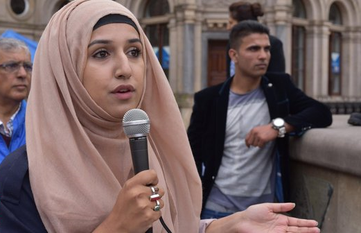 Young Birmingham politician Mariam Khan is an active campaigner against racism and hate 